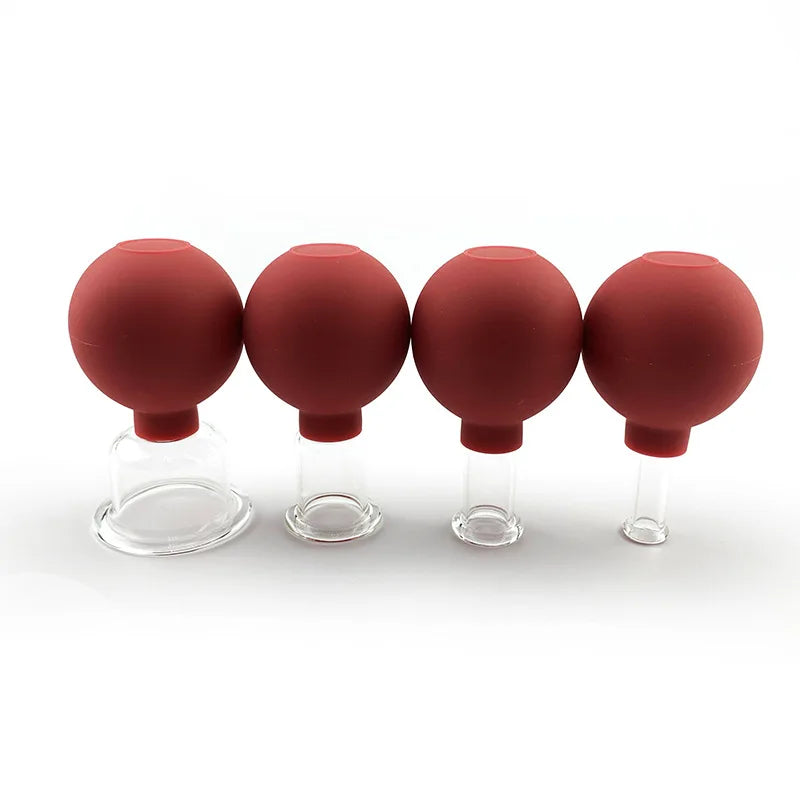 4-Piece Rubber Cupping Therapy Set