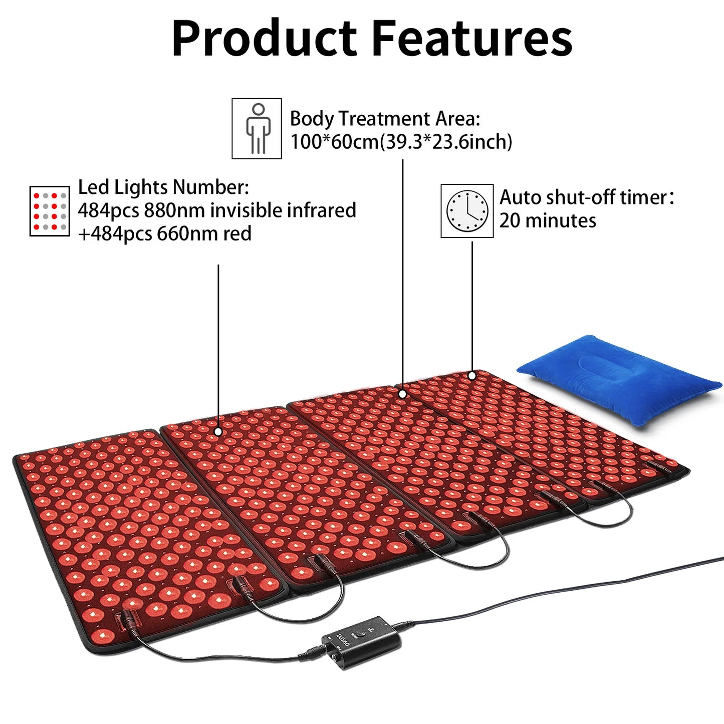 Red Light Infrared Therapy Pad