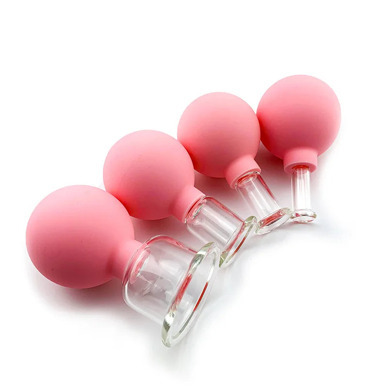 4-Piece Rubber Cupping Therapy Set