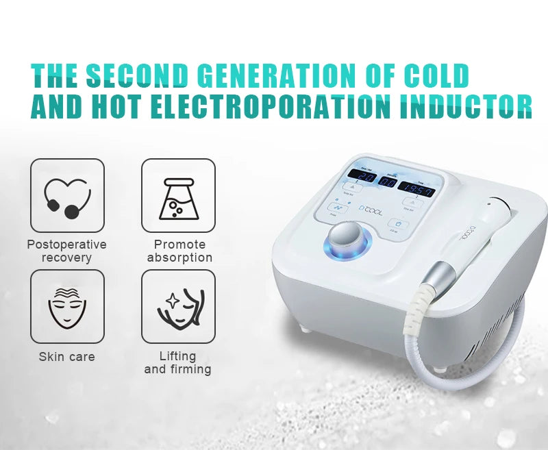 Portable DCool Electroporation Facial  Machine