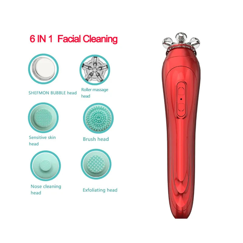 6-in-1 Facial Cleansing Brush