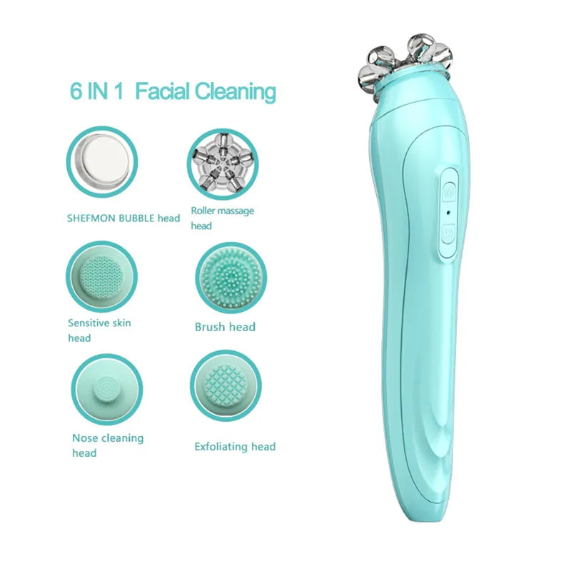 6-in-1 Facial Cleansing Brush