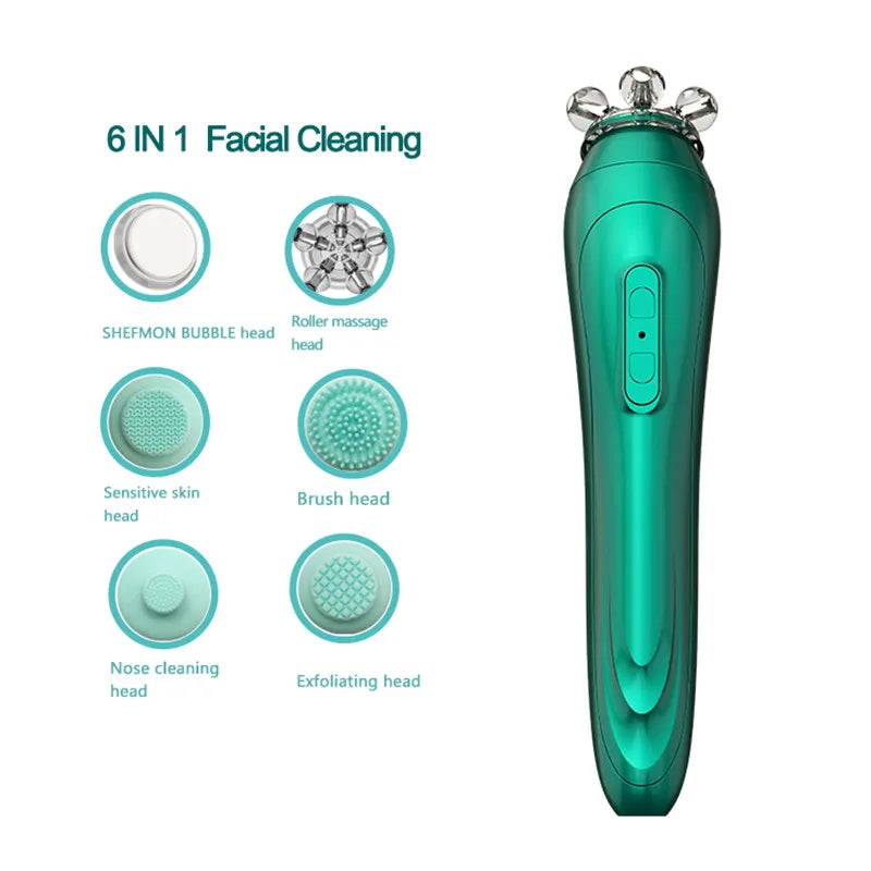 6-in-1 Facial Cleansing Brush