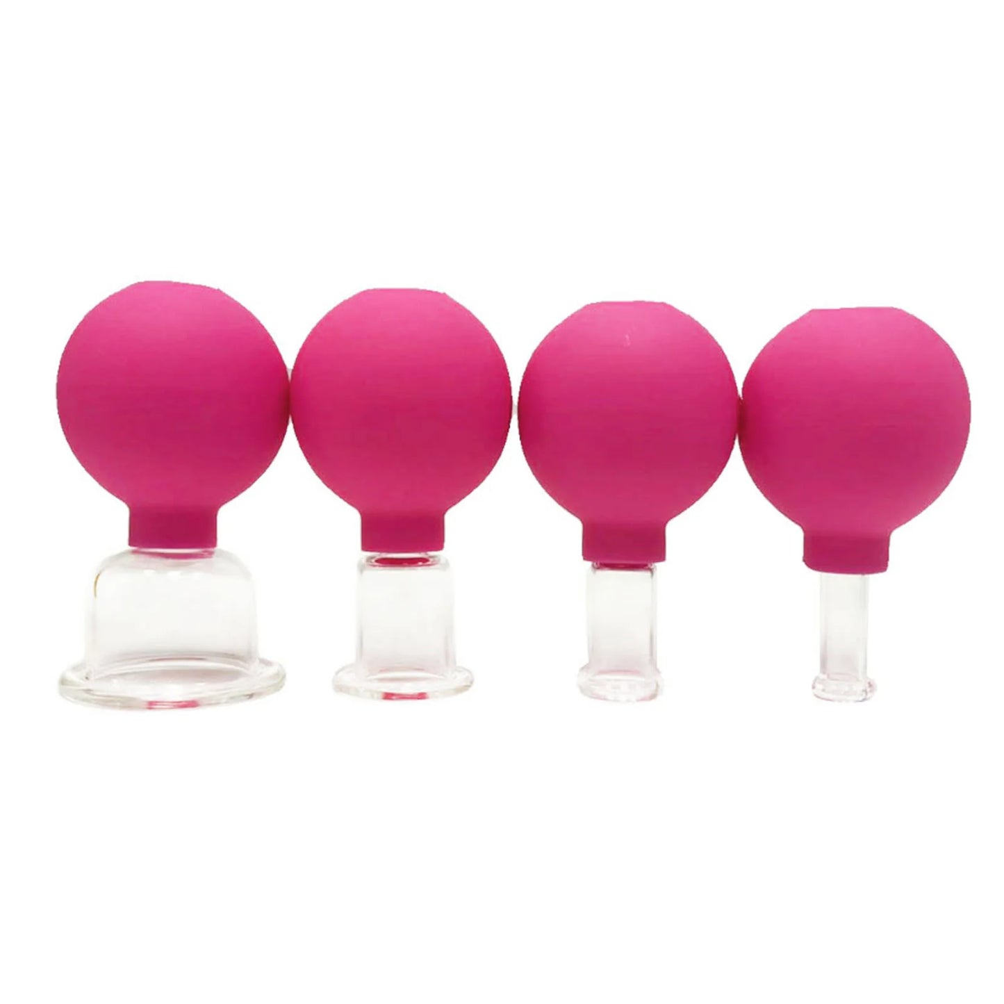 4-Piece Rubber Cupping Therapy Set