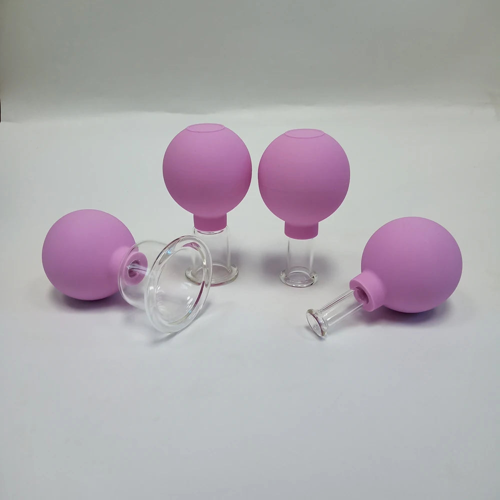 4-Piece Rubber Cupping Therapy Set