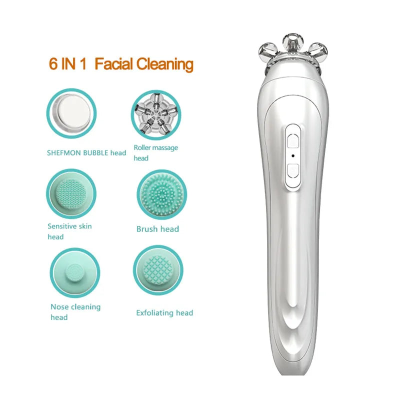 6-in-1 Facial Cleansing Brush