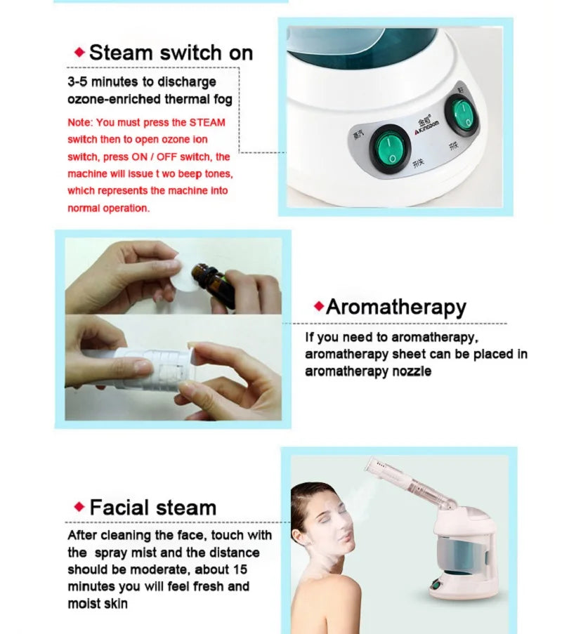 Mini Spa Ozone Facial Humidifier