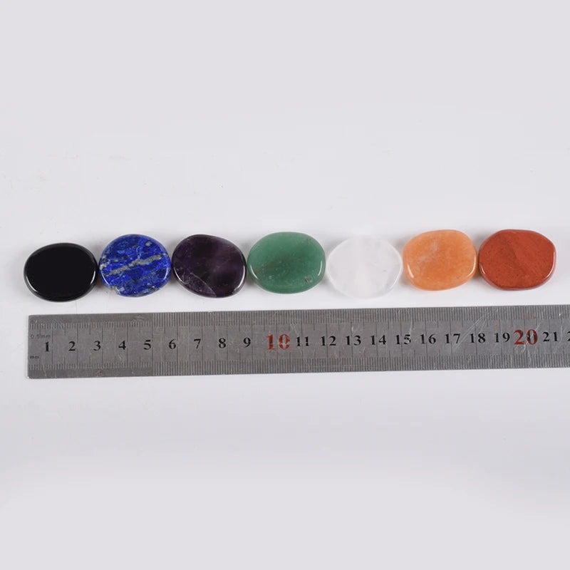 Natural Stone Chakra Healing Massage Set