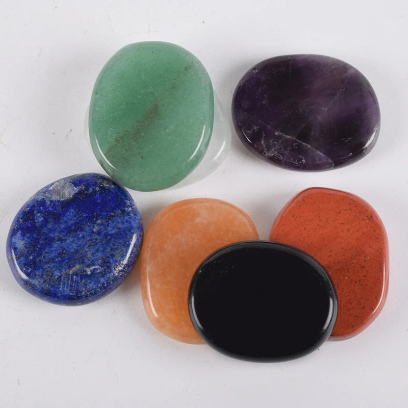 Natural Stone Chakra Healing Massage Set