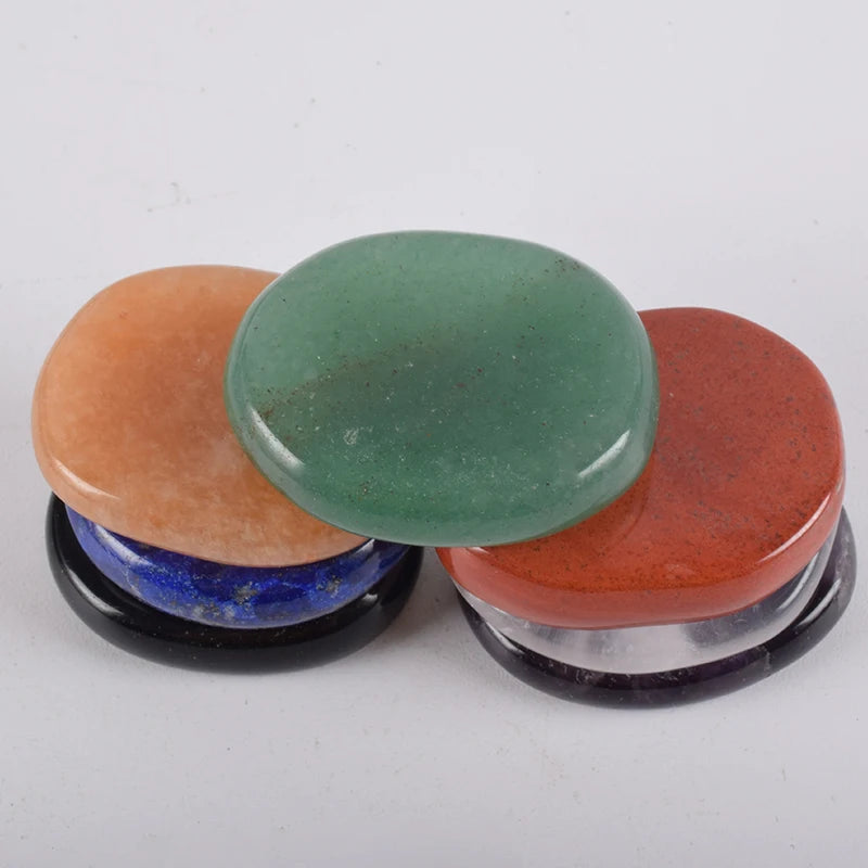 Natural Stone Chakra Healing Massage Set