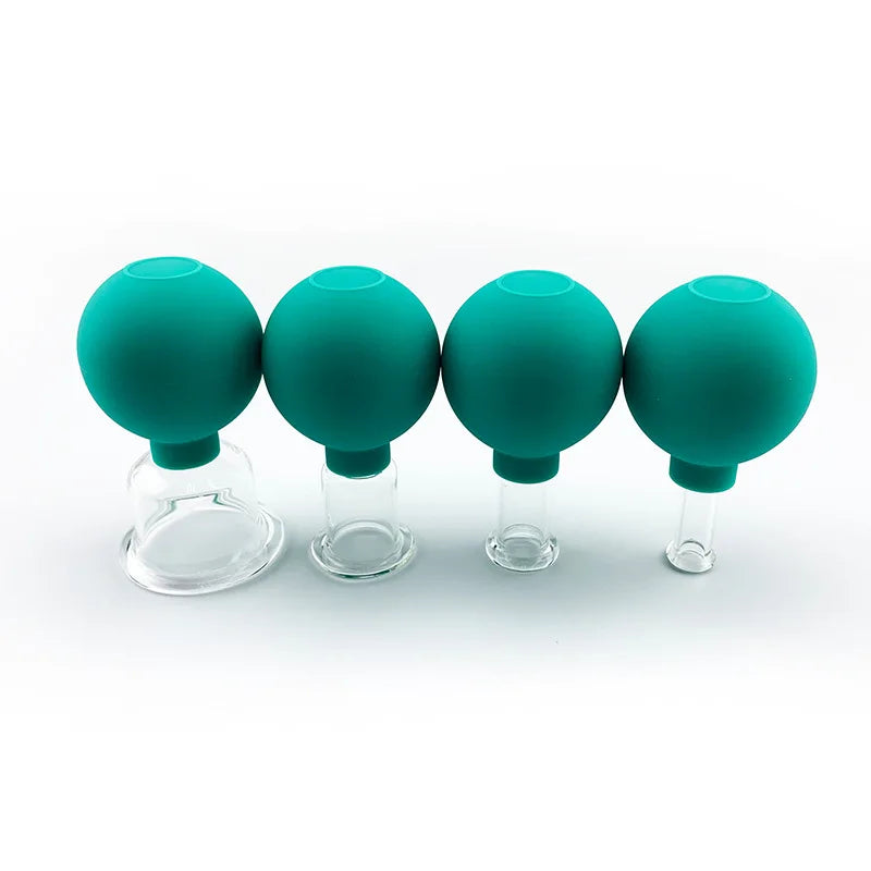 4-Piece Rubber Cupping Therapy Set