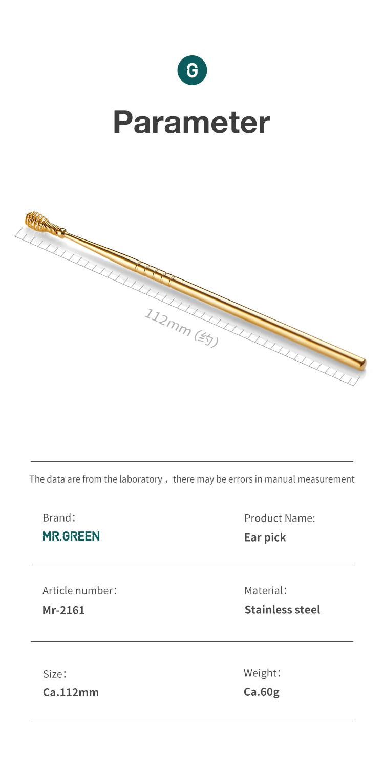 MR.GREEN 360° Spiral Massage Ear Pick