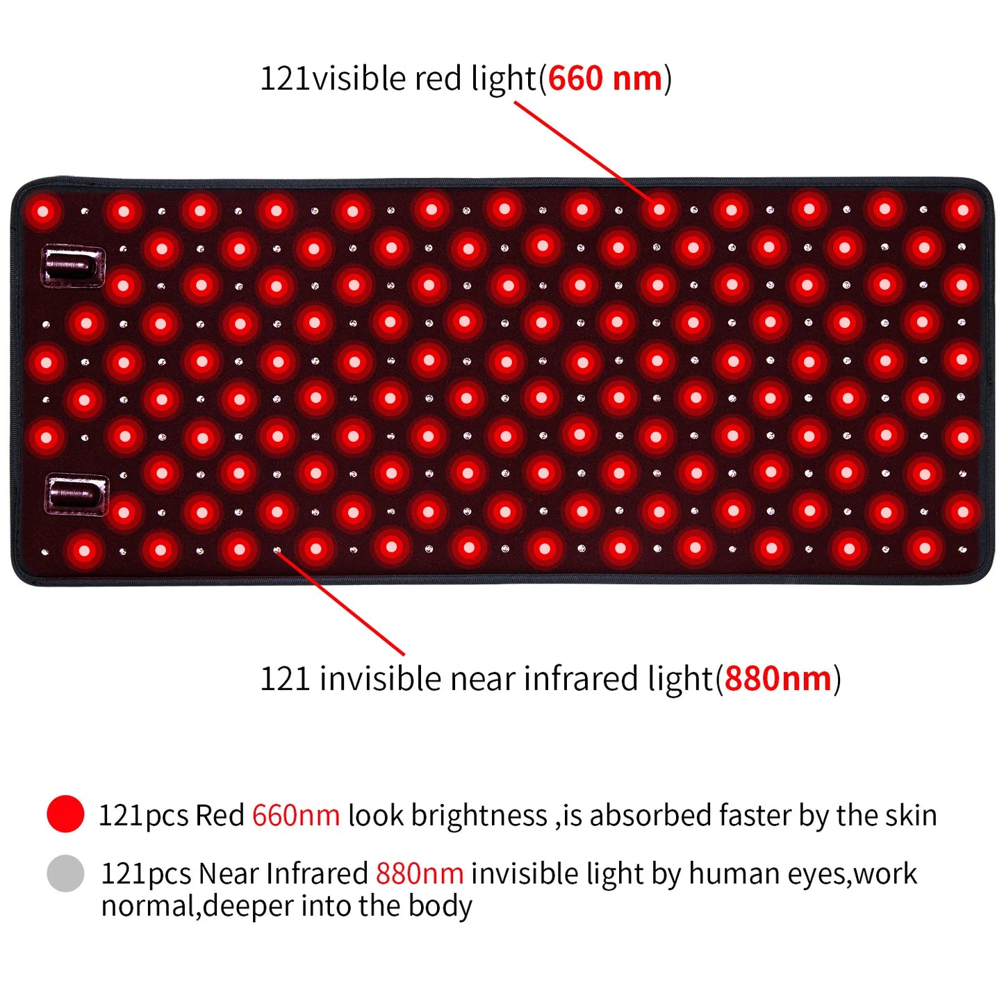 Red Light Infrared Therapy Pad