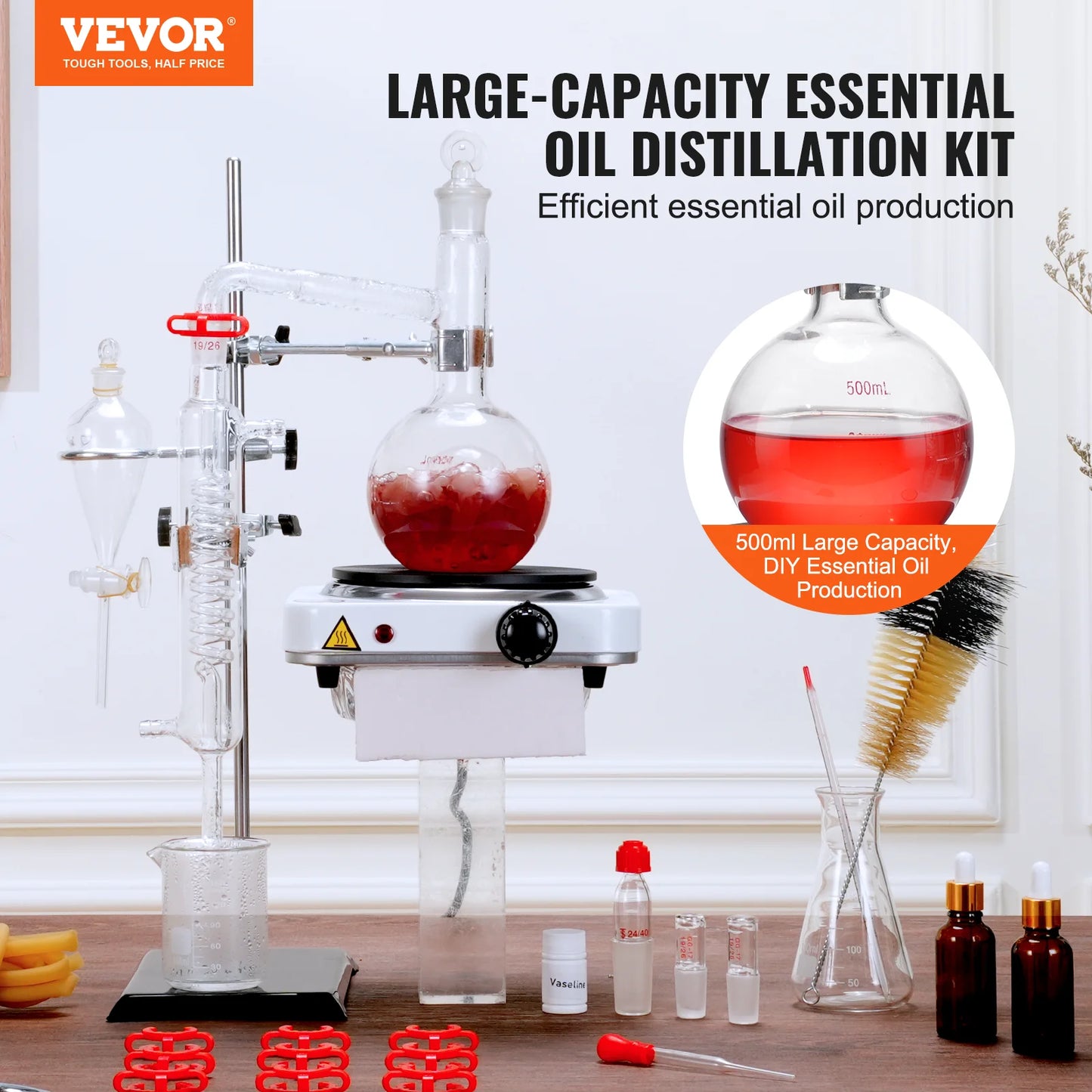 VEVOR Essential Oil Distillation Kit