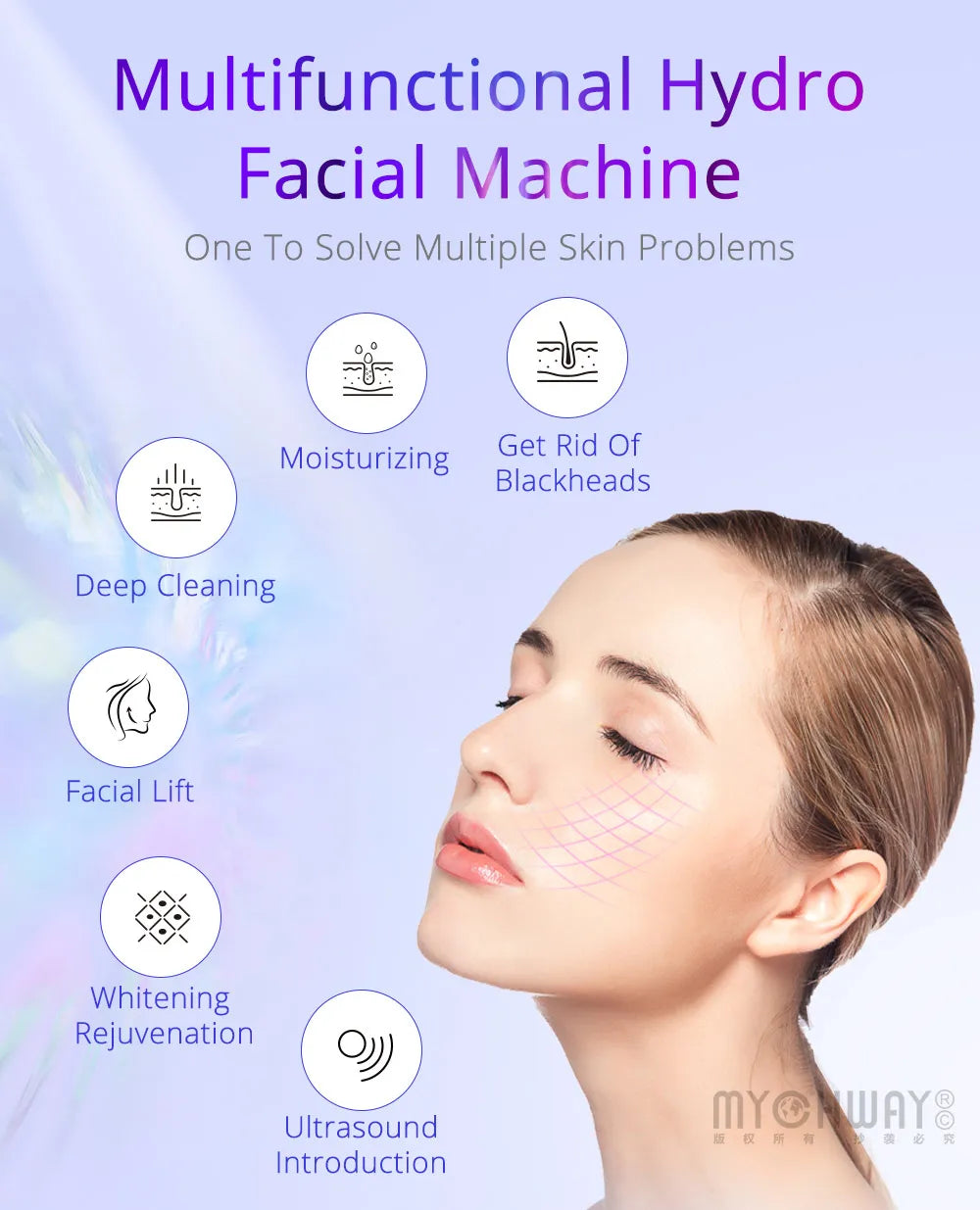 Multi-functional Hydro Facial Machine