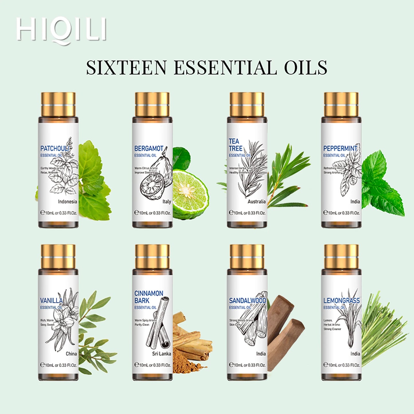 HIQILI 16-piece Essential Oils Set