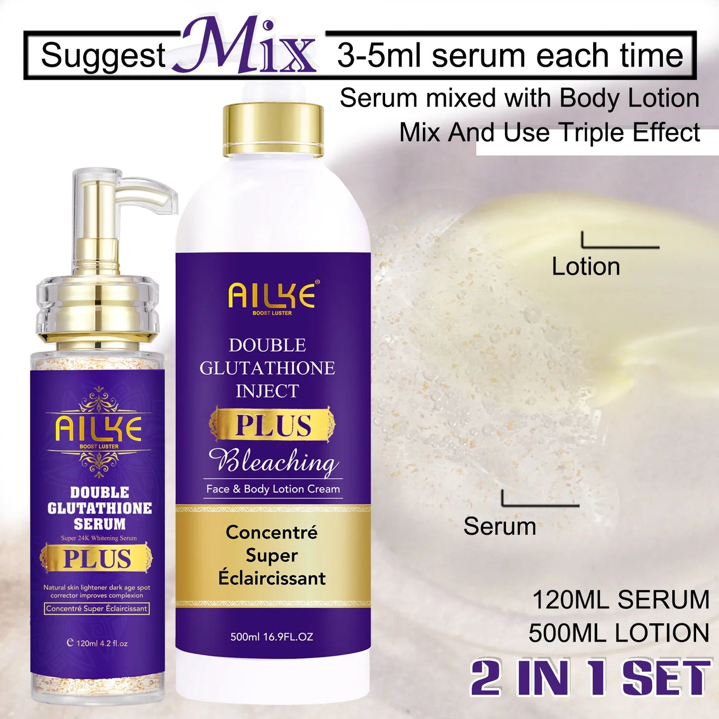 AILKE 24K Skin Whitening Serum