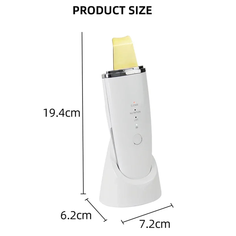 Professional 24K Ultrasonic Facial Skin Spatula