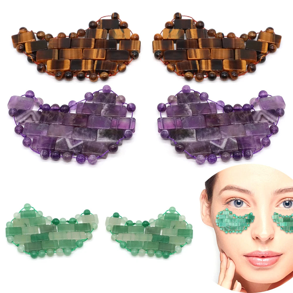 Natural Quartz Stone Eye Mask Massager