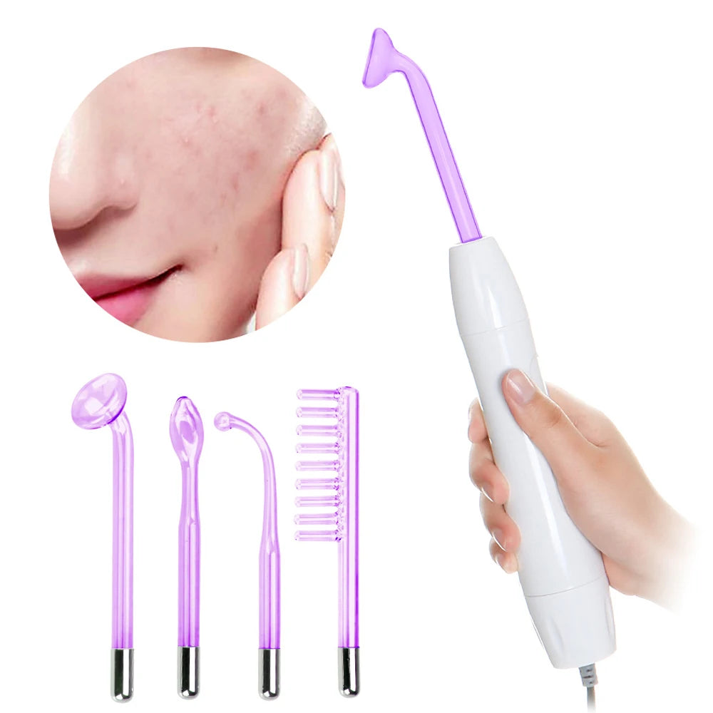 4-in-1 Portable High Frequency Facial Wand