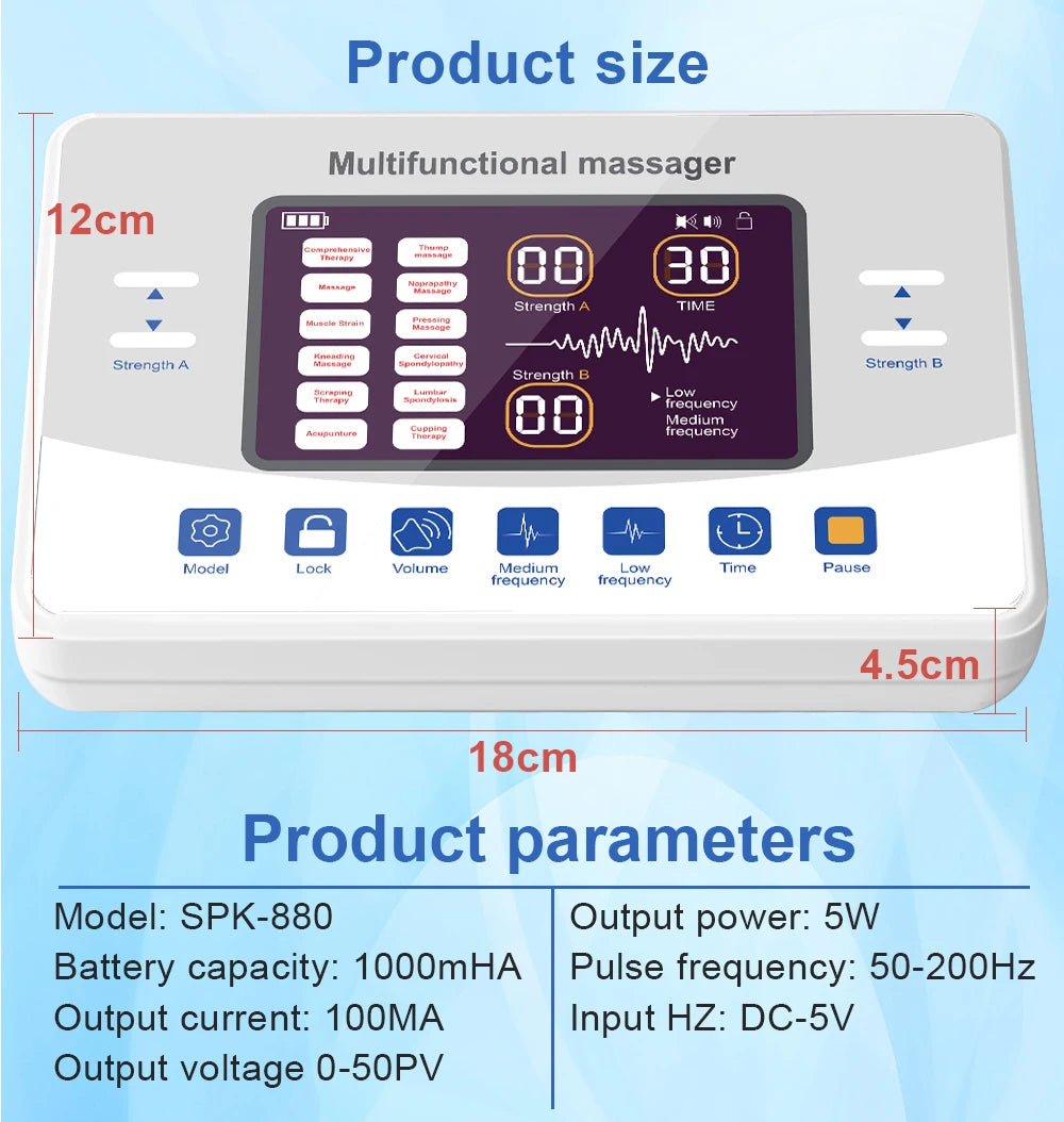 12-Mode Multi-Functional Massager