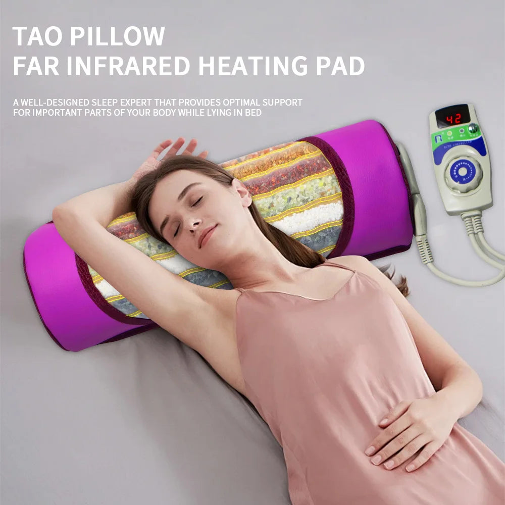 Natural Crystal Infrared Heating Pillow