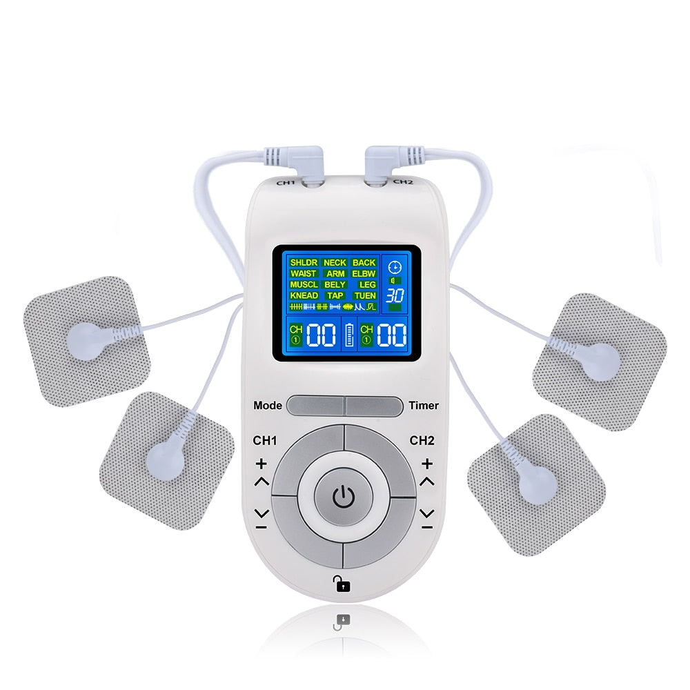 12 - Mode Tens Massage Electro stimulator - MybeautySync