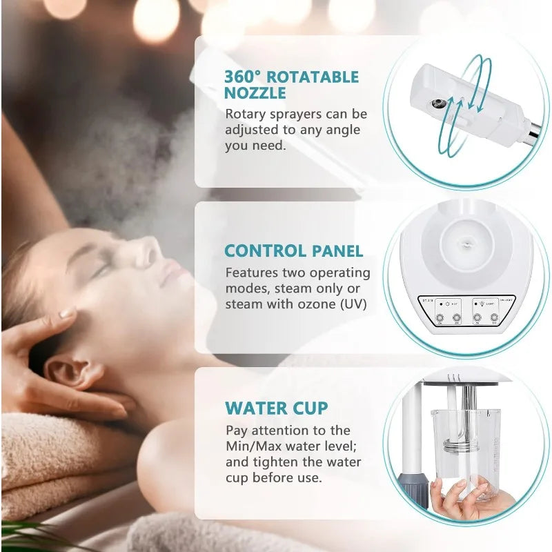 Ionic Ozone Facial Steamer