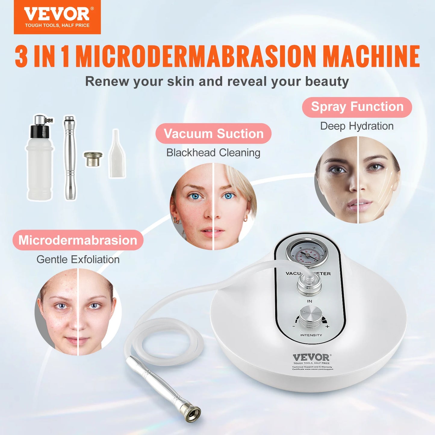 3-in-1 Professional Dermabrasion Machine