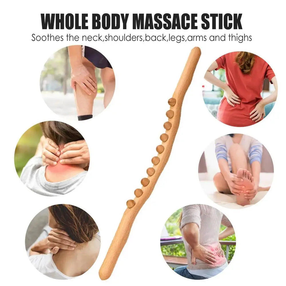 Wooden Gua Sha Therapy Stick