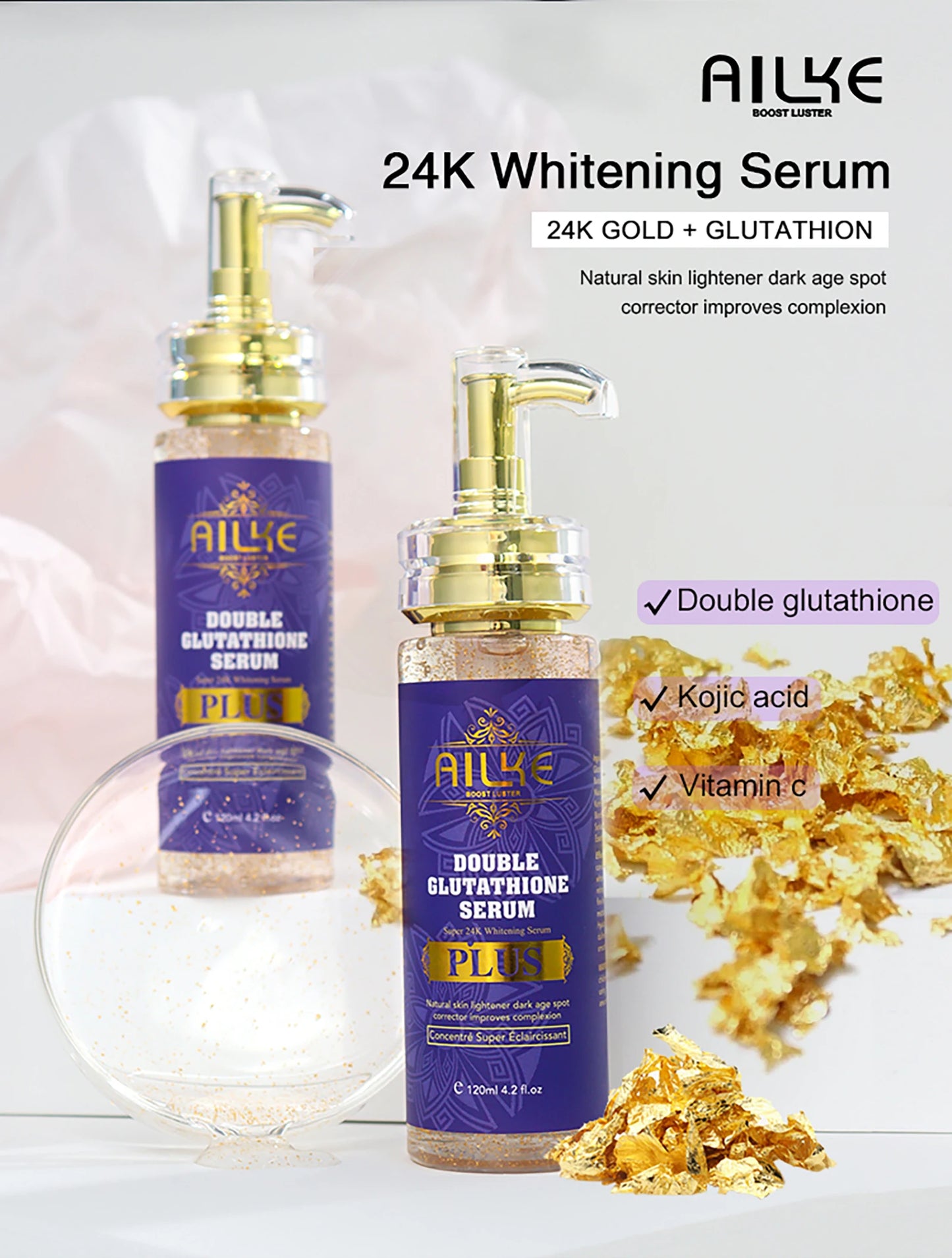 AILKE 24K Skin Whitening Serum