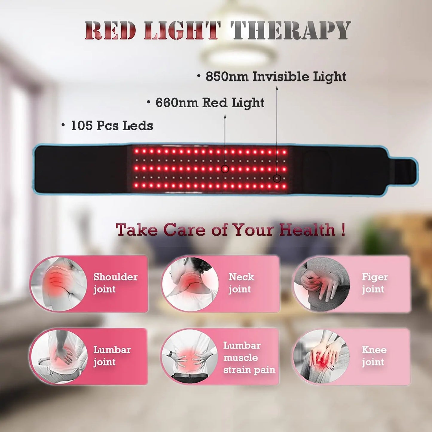 Red Light Infrared Therapy Belt