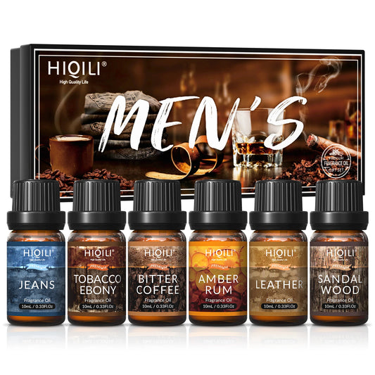 HIQILI Men's Premium Fragrance Oils Set