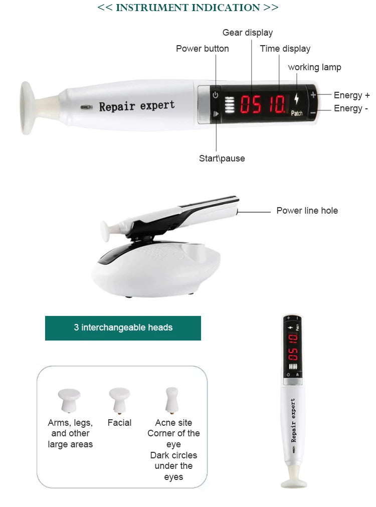 2-in-1 Ozone RF Plasma Facial Machine