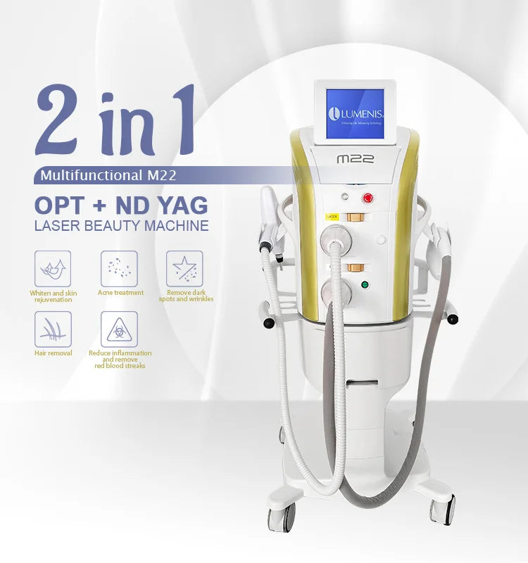 2-in-1 OPT ND YAG Laser Beauty Machine