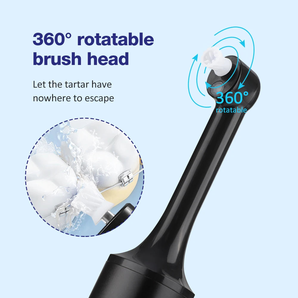 Rotatable 360° Electric Tooth Polisher