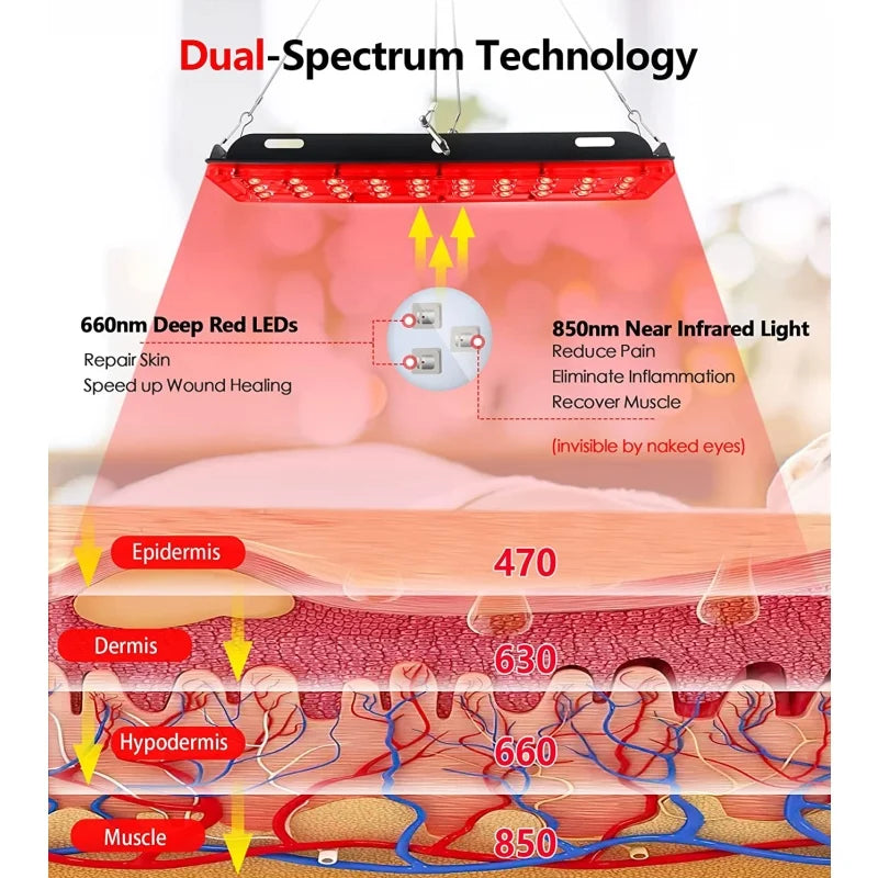 Red Light Therapy Lamp