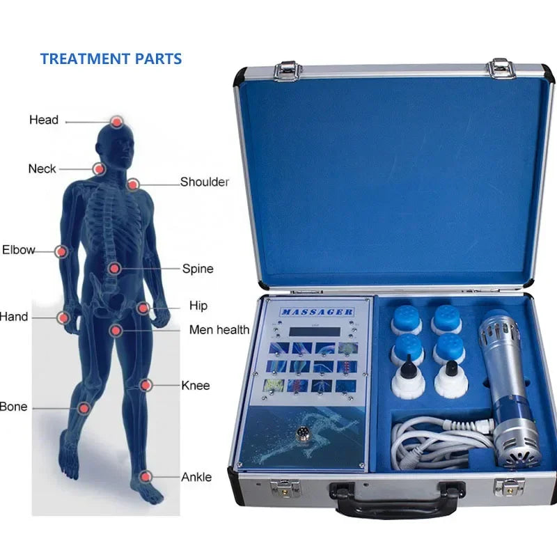 Portable Shock Wave Physiotherapy Massager