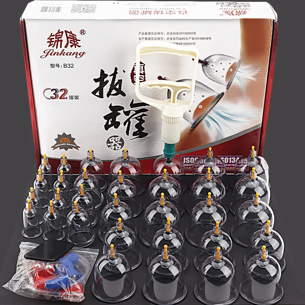 Professional 32-piece  Cupping Massage Therapy Cans