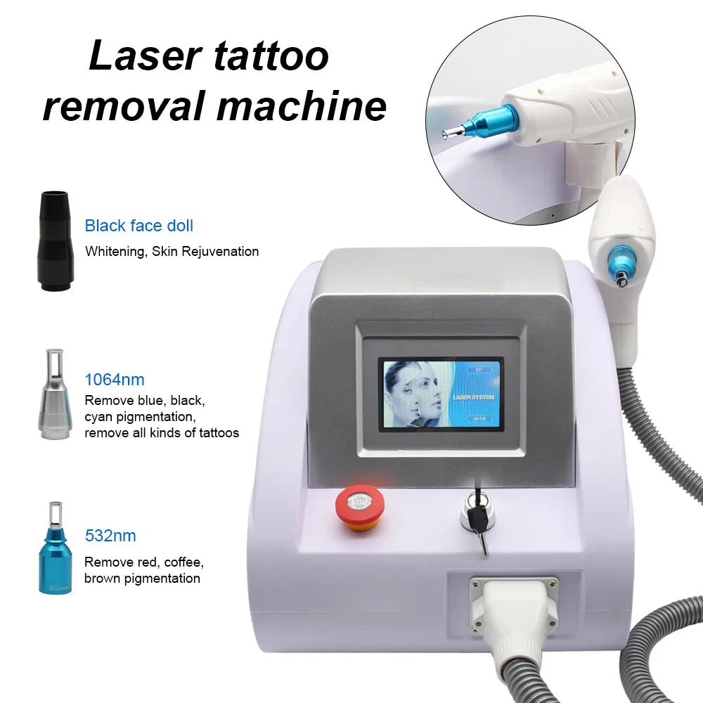 Portable ND YAG Laser Tattoo Removal Machine