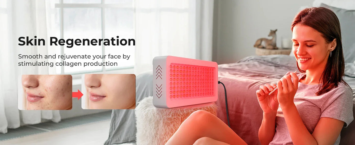 Red Light Therapy Panel Lamp