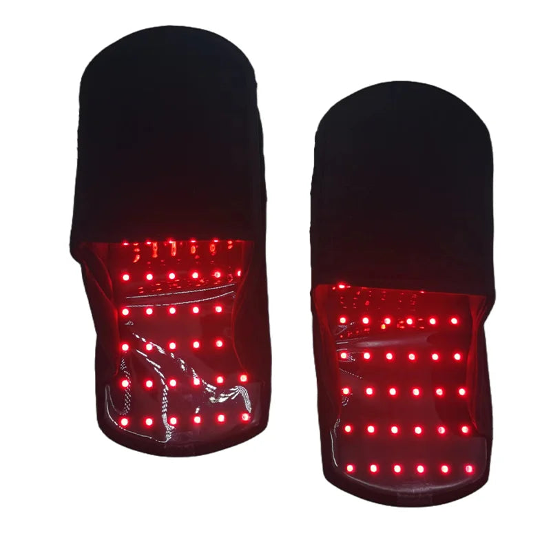 Red LED Therapy Massage Slippers