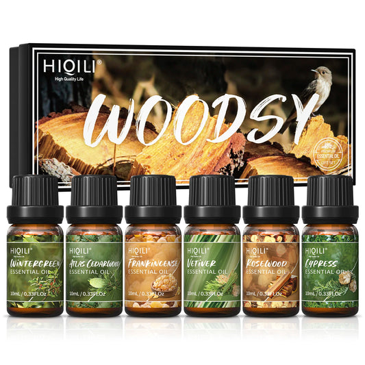 HIQILI Woodsy Fragrance Oils Set