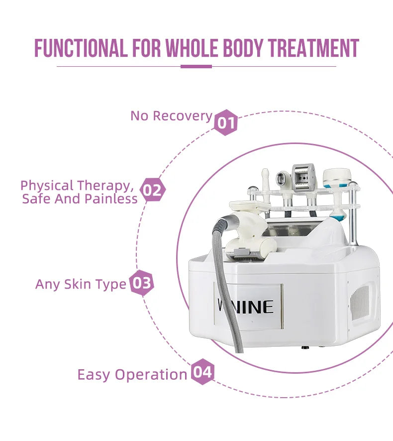 Portable V9 Vela Cavitation Slimming Machine