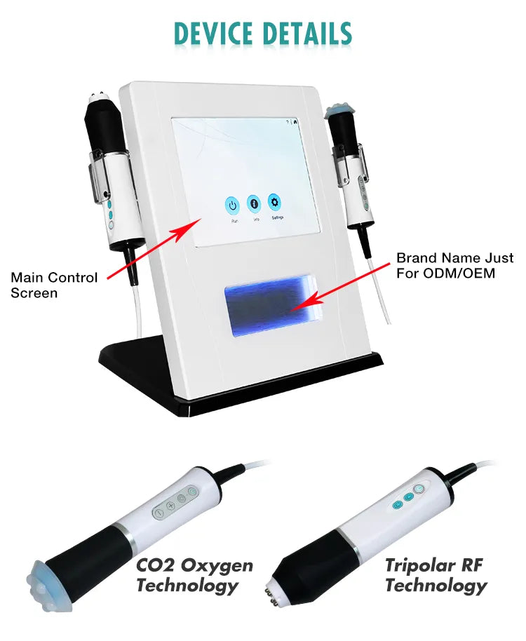 3-in-1 CO2 Oxygen Bubble Facial Machine